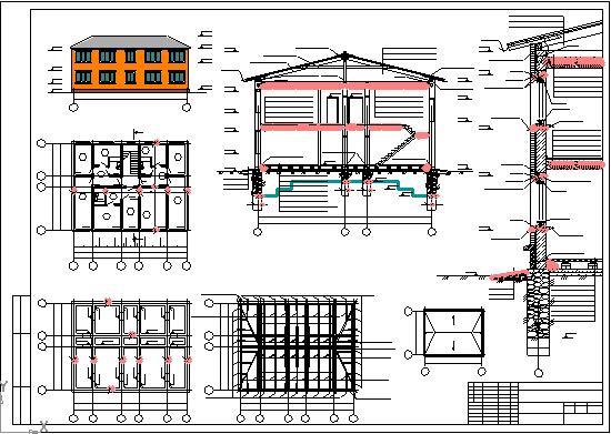 Проект двухэтажного здания коммерческого назначения